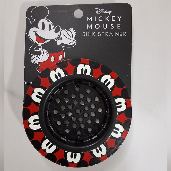 NEW Disney Mickey Mouse Black Sink Strainer - Picture 1 of 2